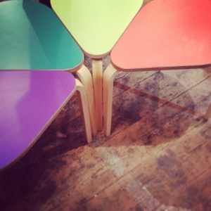 Bim Burton flower tables
