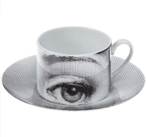 Cup and Saucer by Fornasetti, £125 from Farfetch