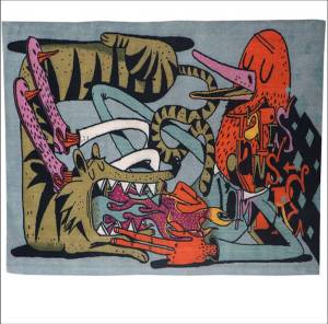 Limited Edition Contemporary Handmade Rug by Alexone from Foundation Rugs