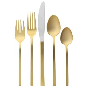 Gold 5-Pc. Cutlery Set, £24 from West Elm