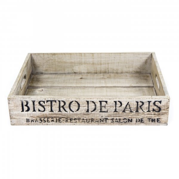 Bistrot de Paris Crate White, £19.95 from Boutique Camping UK