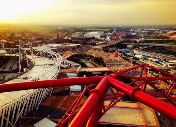 Silent Disco on top of the Orbit!