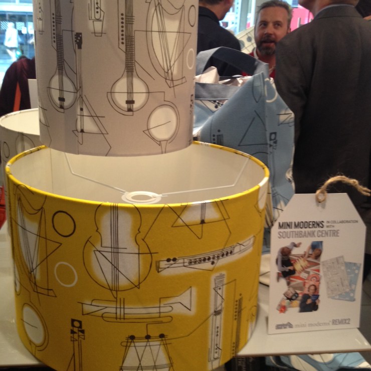 The Concert print on the special edition lampshades