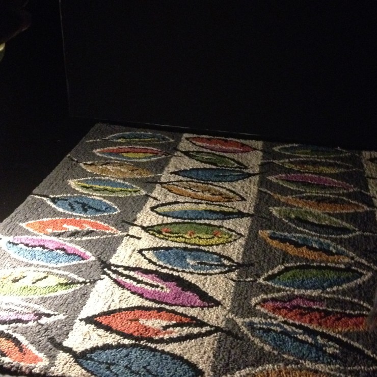 Fifty Leaves rug by Sarah Campbell