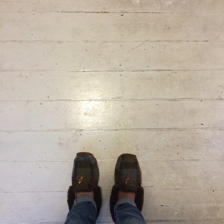 Painted Wooden Floor