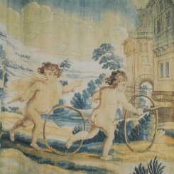 Putti with Hoops tapestry, £1,100 - Zardi and Zardi